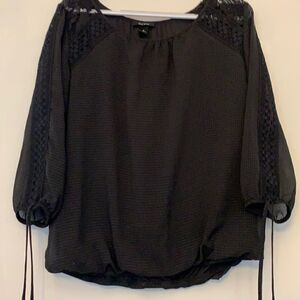 Alyx black blouson blouse.  Size M
